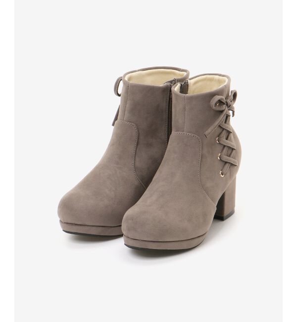 MAJESTICLEGON「サイドレースアップブーツ」|ショートブーツ|