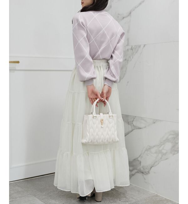 MAJESTICLEGON「プチリボンビジューニット」|ニット・セーター|