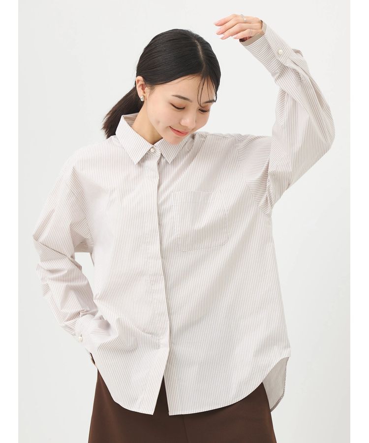 earth music&ecology「パールボタンシャツ」|シャツ・ブラウス|