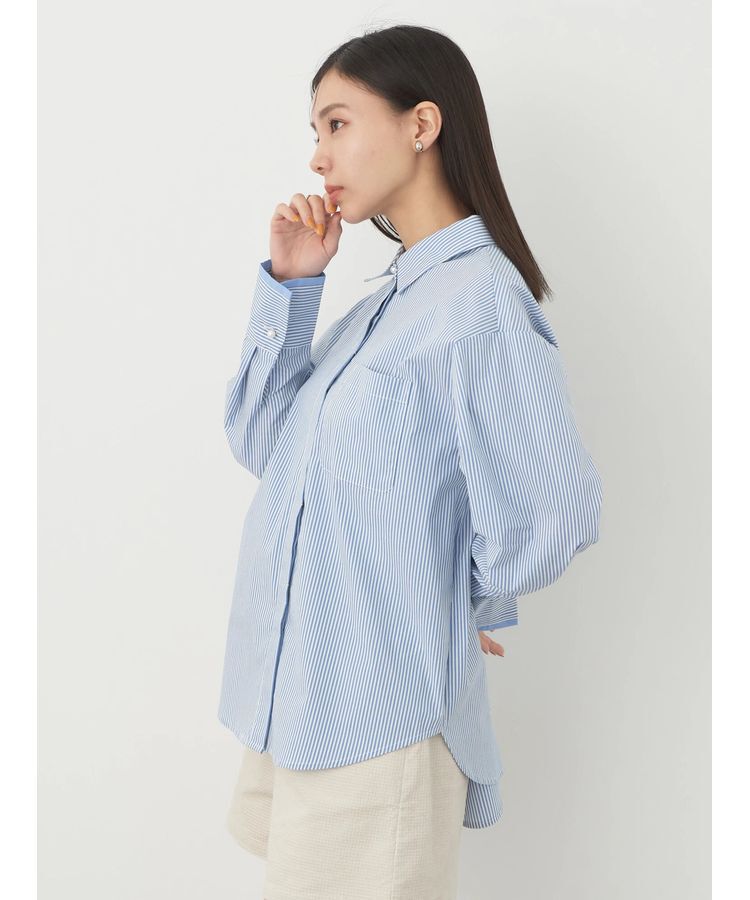 earth music&ecology「パールボタンシャツ」|シャツ・ブラウス|