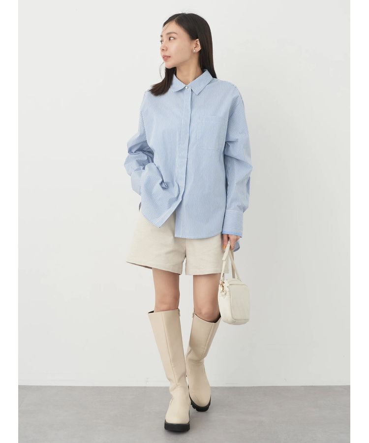 earth music&ecology「パールボタンシャツ」|シャツ・ブラウス|