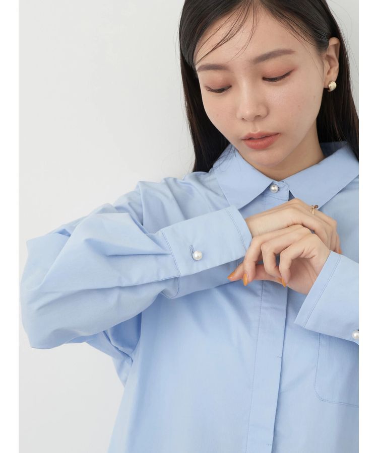 earth music&ecology「パールボタンシャツ」|シャツ・ブラウス|