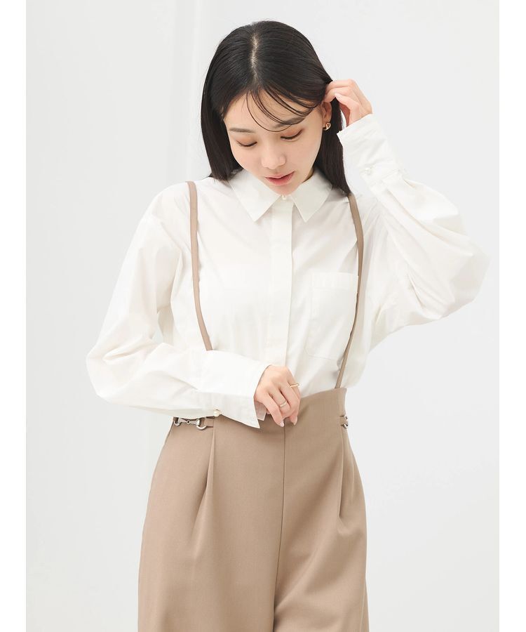 earth music&ecology「パールボタンシャツ」|シャツ・ブラウス|