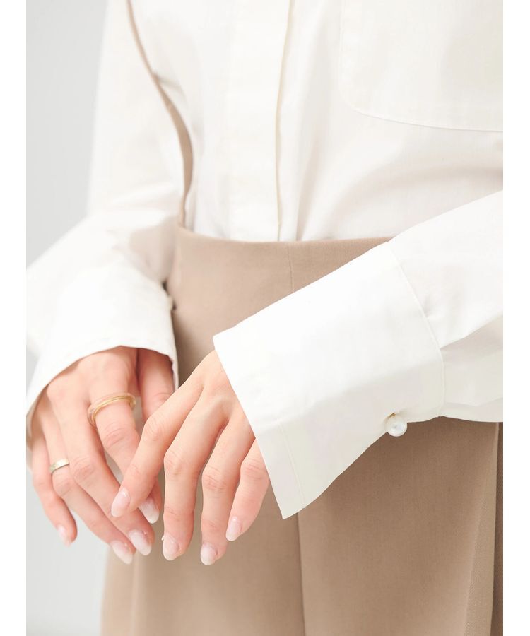 earth music&ecology「パールボタンシャツ」|シャツ・ブラウス|