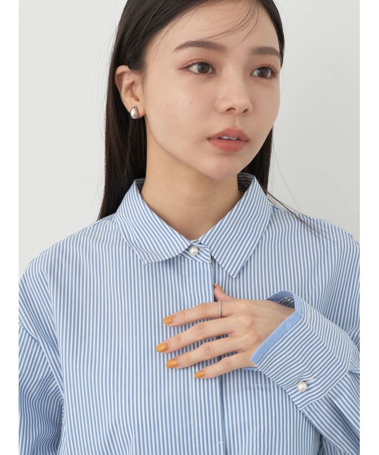 earth music&ecology「パールボタンシャツ」|シャツ・ブラウス|