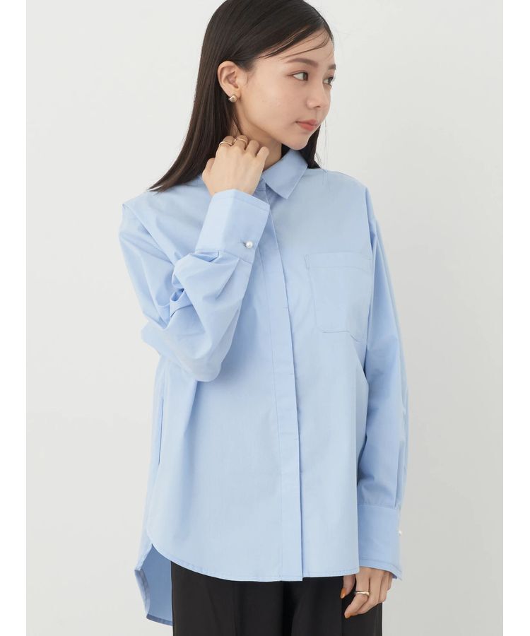 earth music&ecology「パールボタンシャツ」|シャツ・ブラウス|Sax