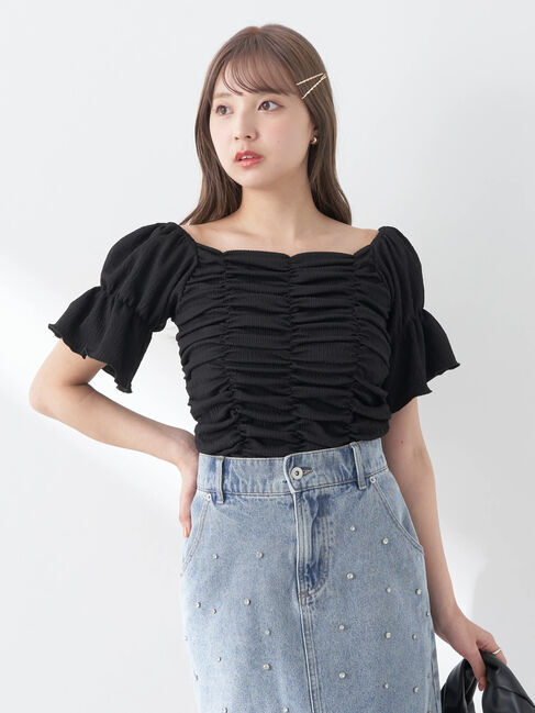 earth music&ecology「カットシャーリングプルオーバー」|Tシャツ・カットソー|