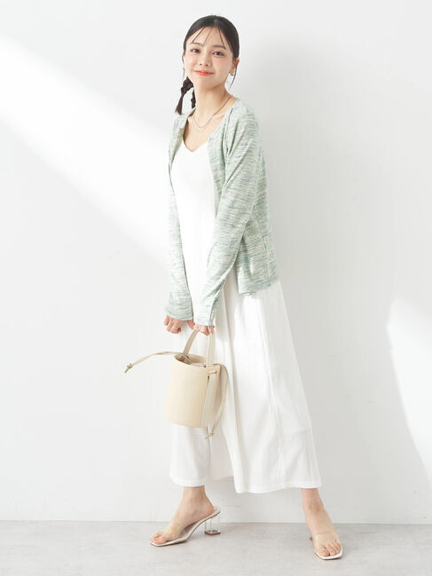 earth music&ecology「メランジリブカーディガン」|カーディガン|