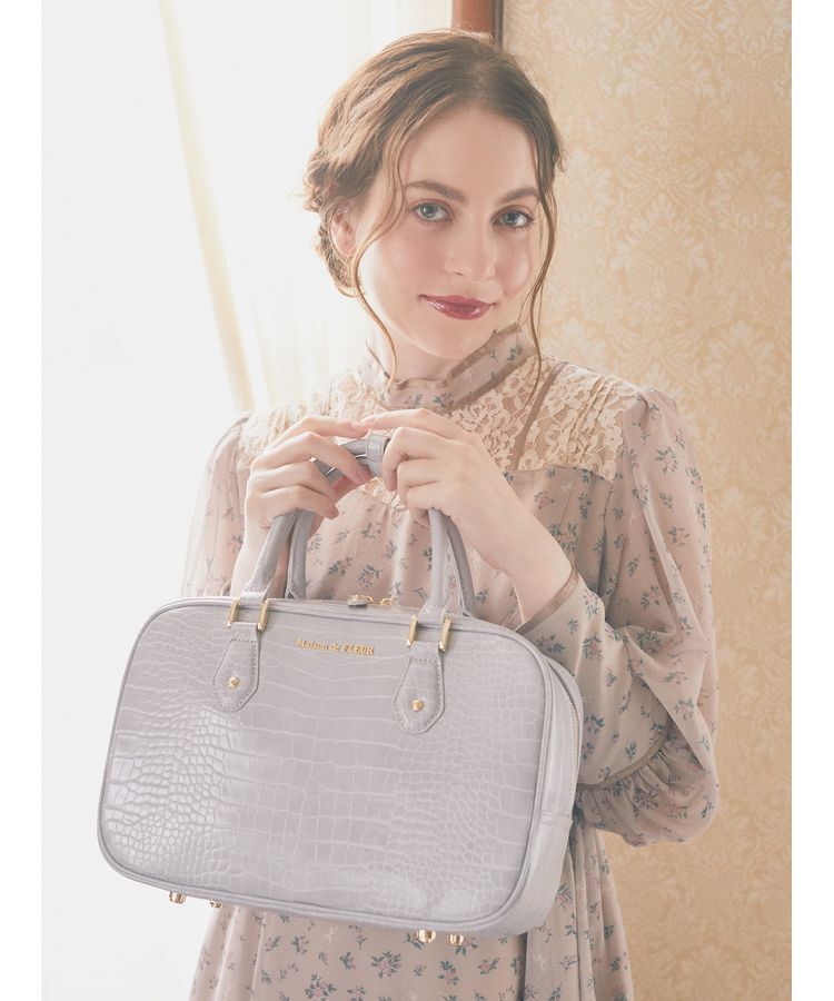 Maison de FLEUR「EC限定クロコ型押しバッグ」|その他|