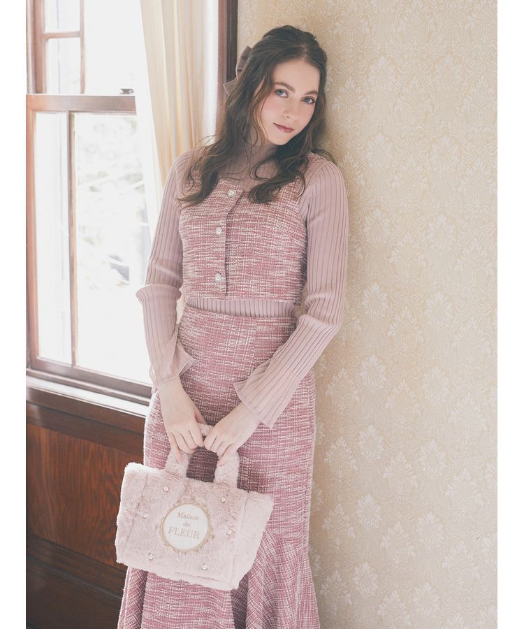 Maison de FLEUR「ファー2Wayトートバッグ」|トートバッグ|