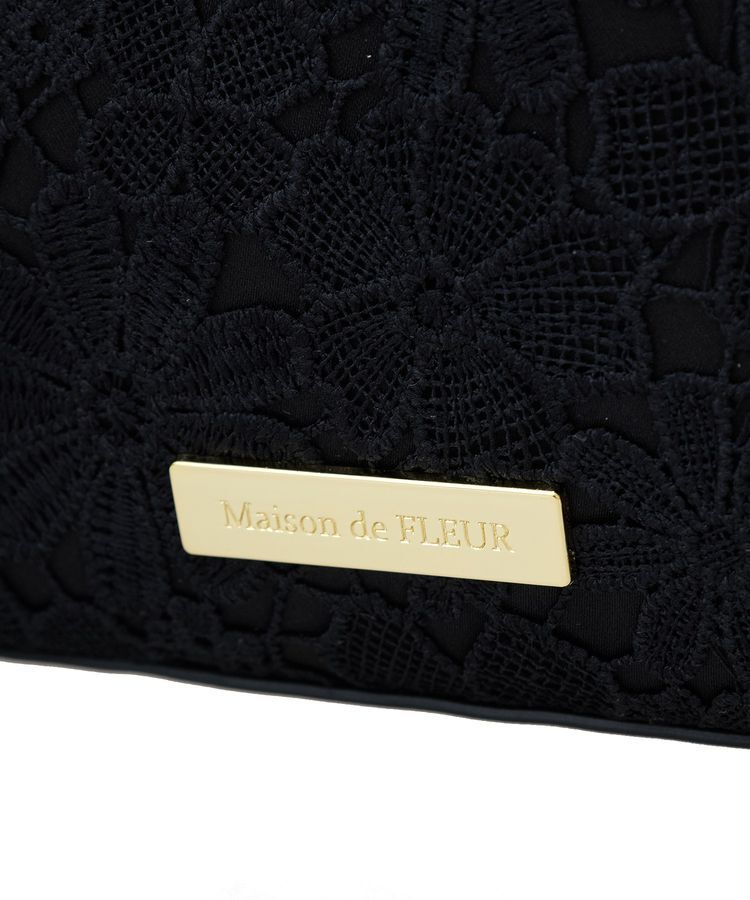 Maison de FLEUR「EC限定フラワーレース2Wayスクエアトートバッグ」|トートバッグ|