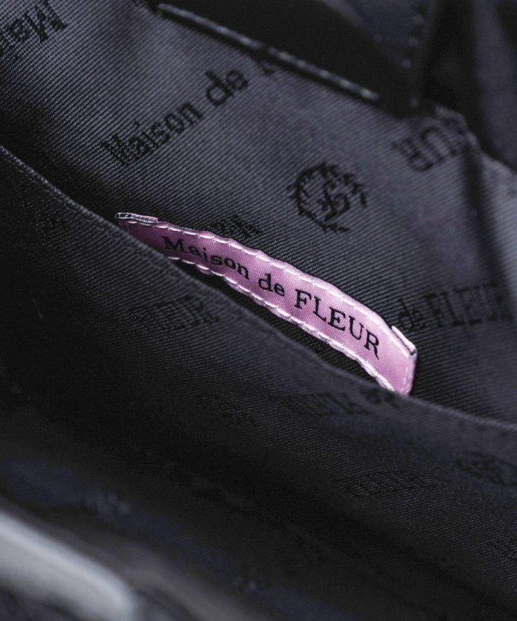 Maison de FLEUR「EC限定フラワーレース2Wayスクエアトートバッグ」|トートバッグ|