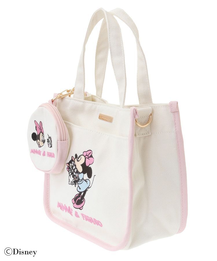 Maison de FLEUR「Minnie/Figaro/ポーチ付ショルダー」|トートバッグ|