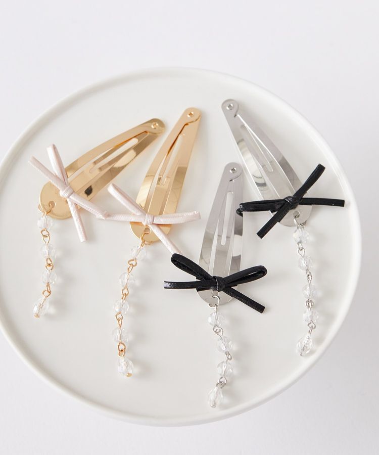 Maison de FLEUR「リボンスリーピンセット」|その他|