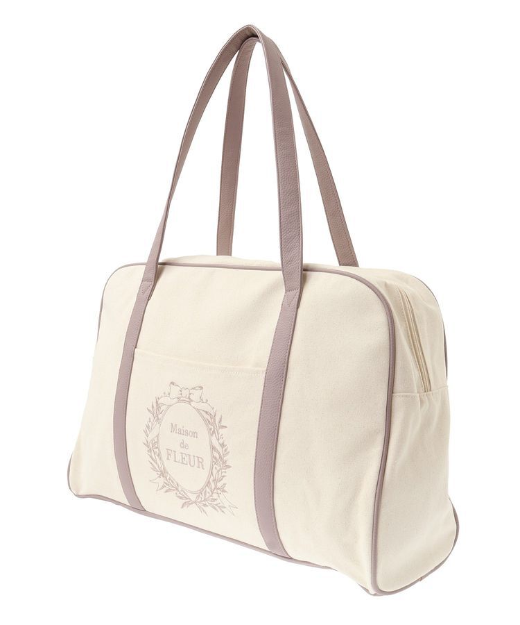Maison de FLEUR「キャンバスキャリーオンボストンバッグ」|トートバッグ|