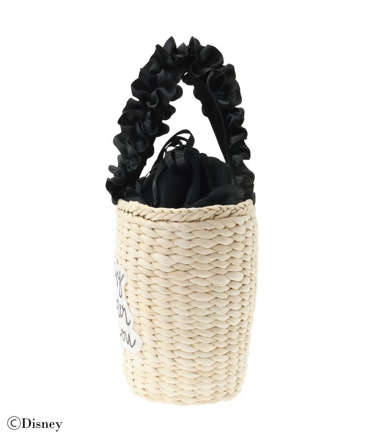 Maison de FLEUR「Mickey Mouse/フリルハンドルカゴバッグ」|ハンドバッグ|