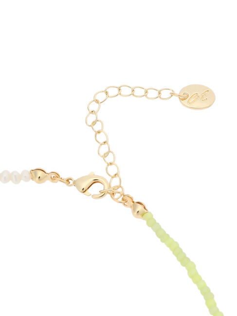  「淡水パール&times;ビーズショートネックレス」|ネックレス|