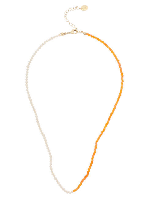  「淡水パール&times;ビーズショートネックレス」|ネックレス|