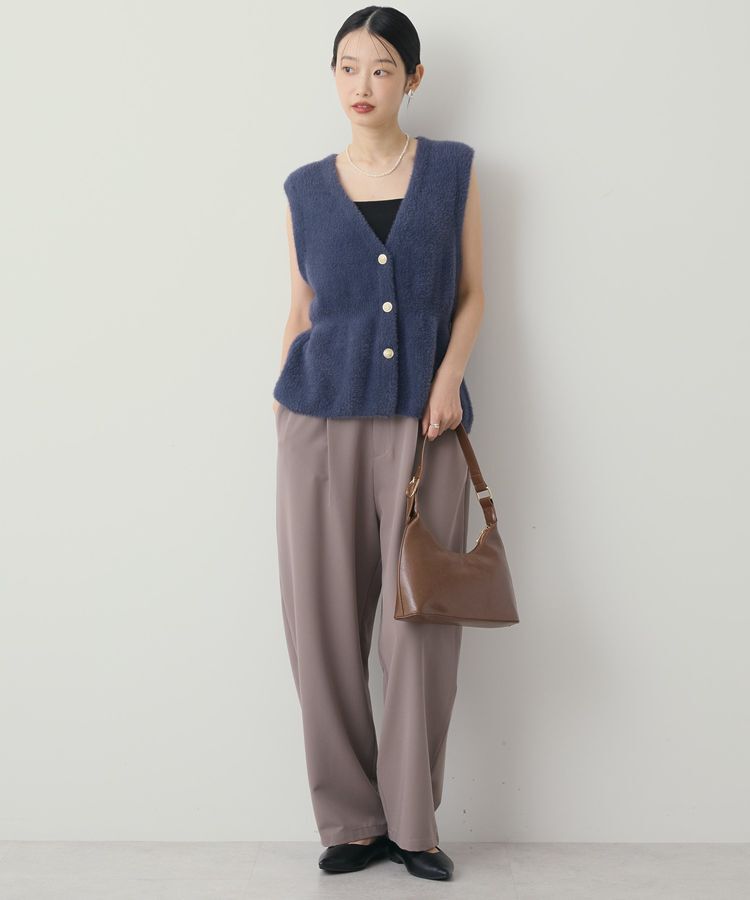 AMERICAN HOLIC「ミニシャギーペプラムベスト」|ベスト・ジレ|