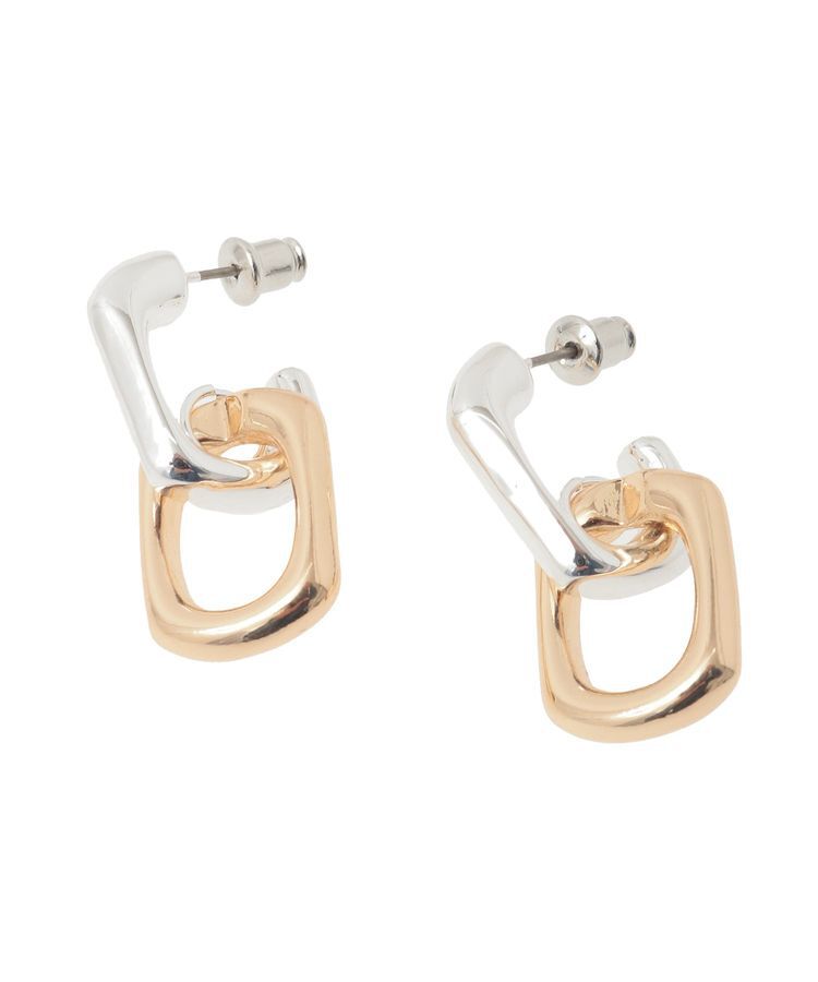 AMERICAN HOLIC「コンビカラースクエアピアス」|ピアス|