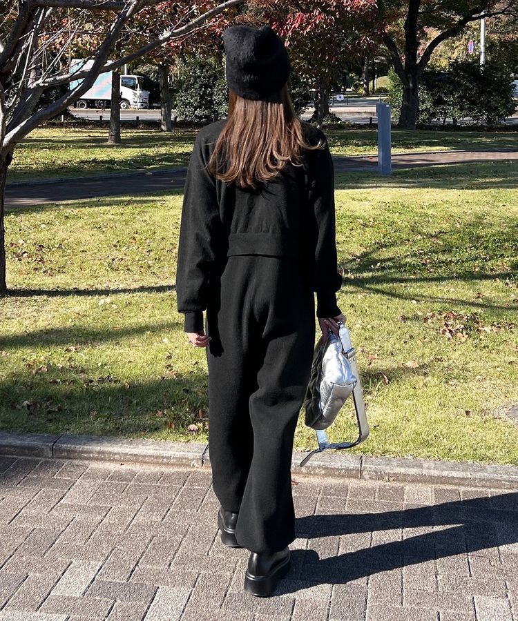 Green Parks「ニットサロペット」|オールインワン|