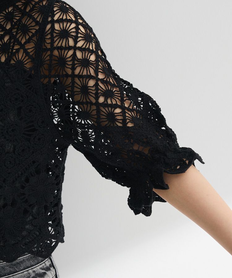 Green Parks「・SUGAR SPOON 2wayクロシェカーディガン」|カーディガン|