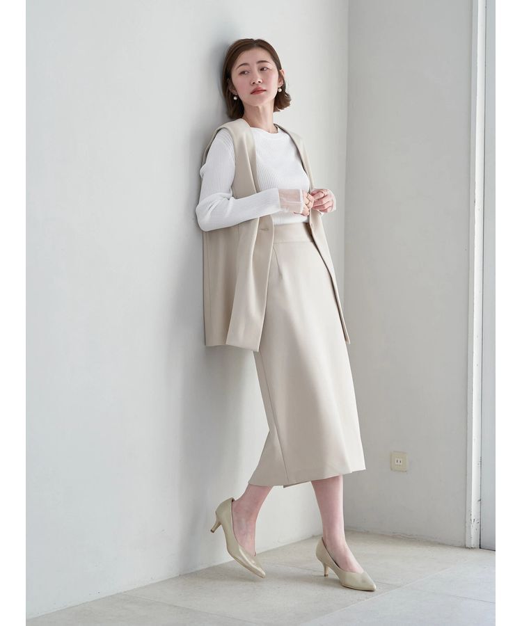 YECCA VECCA「ストレッチナロースカート」|タイト|