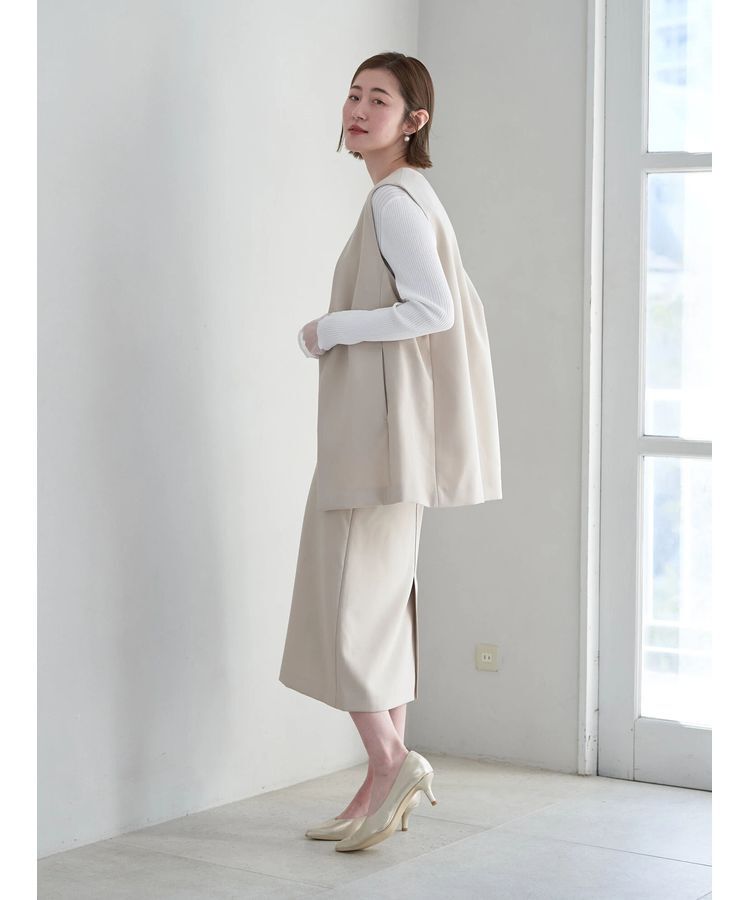 YECCA VECCA「ストレッチナロースカート」|タイト|