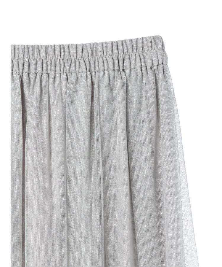 YECCA VECCA「ラメチュールギャザースカート」|スカート|