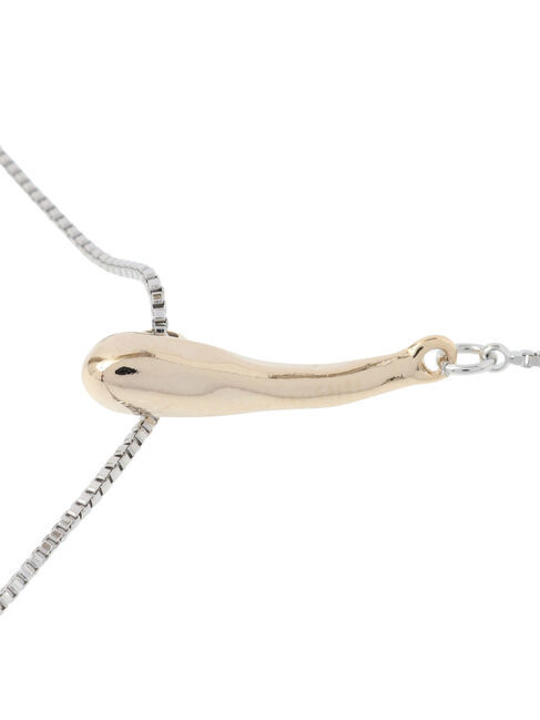 YECCA VECCA「メタルスライドラリエット」|ネックレス|