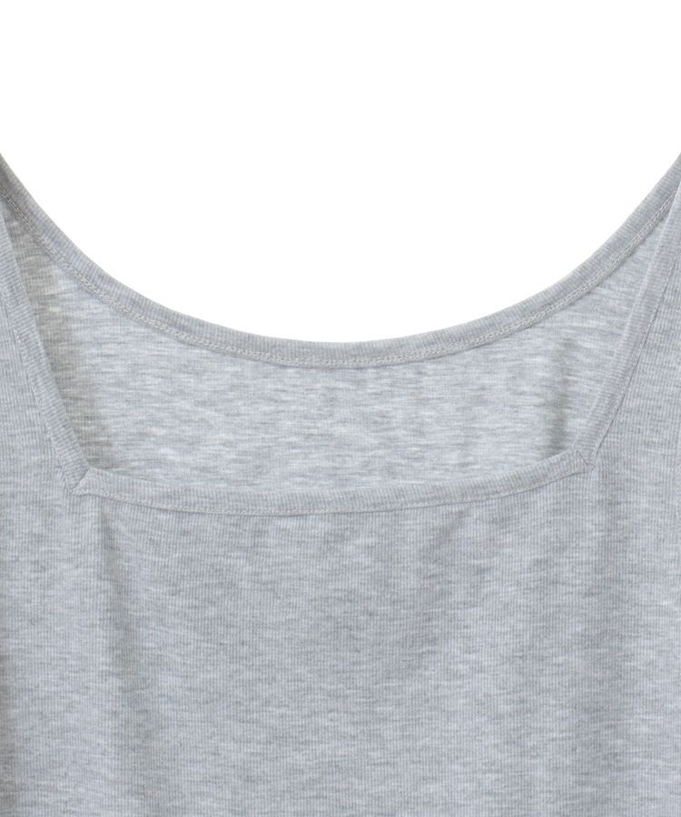 YECCA VECCA「2wayスクエアリブタンクトップ」|インナー|