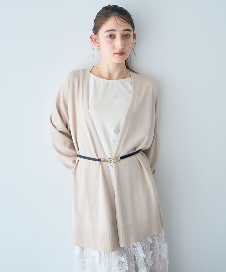 YECCA VECCA「2wayスクエアリブタンクトップ」|インナー|