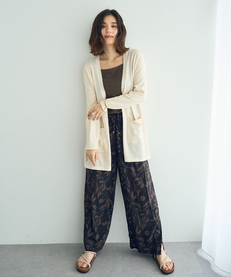 YECCA VECCA「2wayスクエアリブタンクトップ」|インナー|