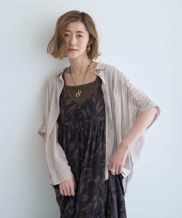 YECCA VECCA「2wayスクエアリブタンクトップ」|インナー|