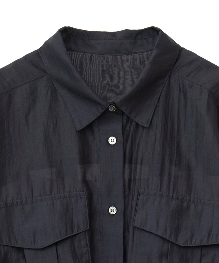 YECCA VECCA「【2点SET】シアーシャツ&times;Aラインキャミワンピース」|ワンピース|