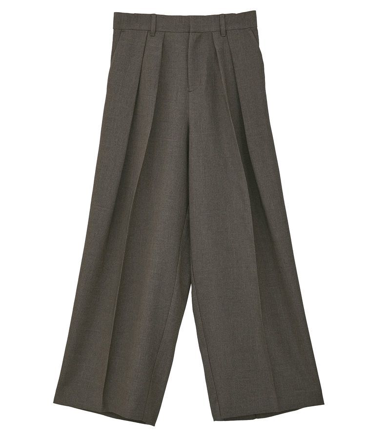 GARAGE OF GOOD CLOTHING「【日本製】ミックスヤーン２タックワイドパンツ」|その他|