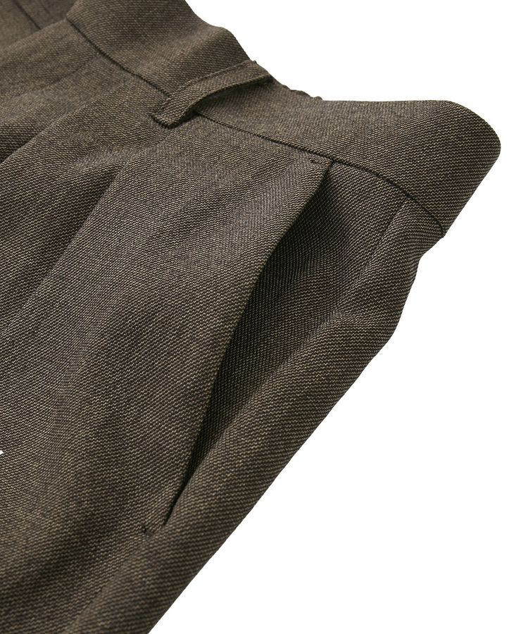 GARAGE OF GOOD CLOTHING「【日本製】ミックスヤーン２タックワイドパンツ」|その他|