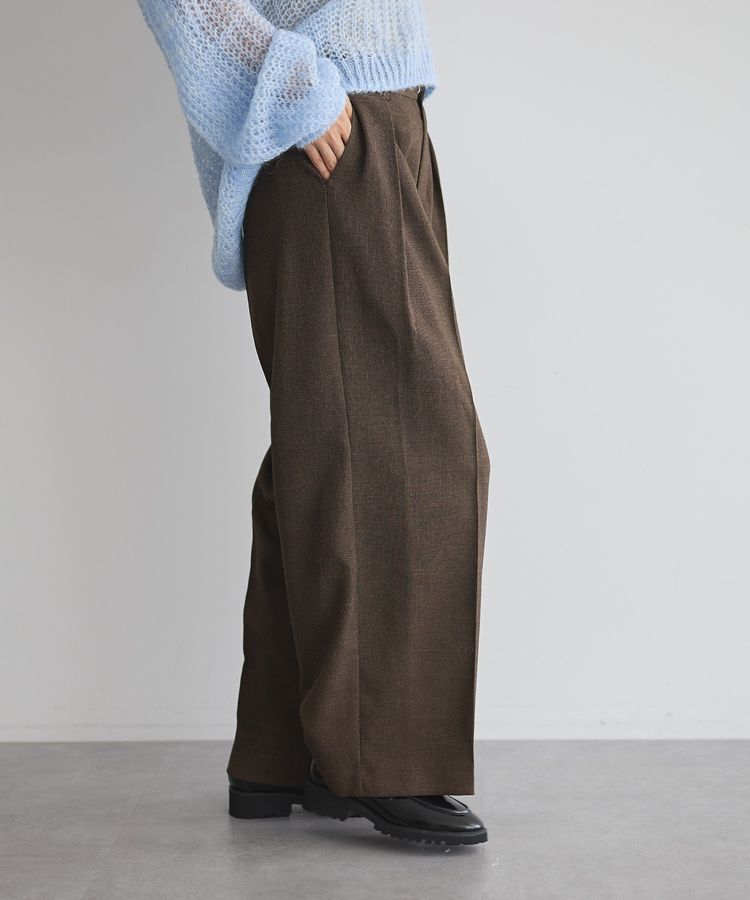 GARAGE OF GOOD CLOTHING「【日本製】ミックスヤーン２タックワイドパンツ」|その他|