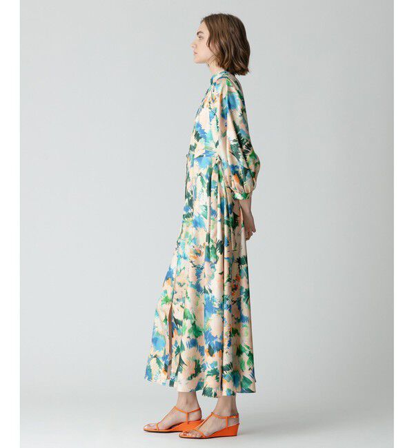 allureville「スイサイフラワードルマンスリーブワンピース」|ワンピース|