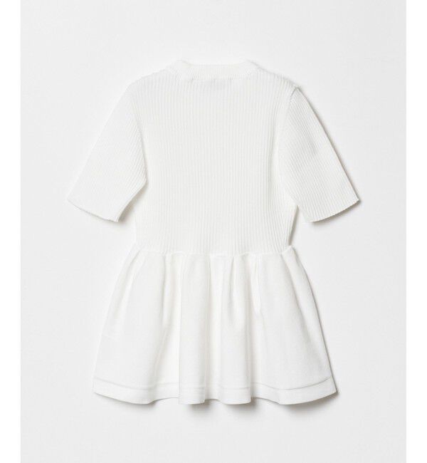 LOULOU WILLOUGHBY「【LOULOU WILLOUGHBY】衿ビーズペプラムプルオーバー」|ニット・セーター|