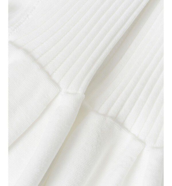 LOULOU WILLOUGHBY「【LOULOU WILLOUGHBY】衿ビーズペプラムプルオーバー」|ニット・セーター|