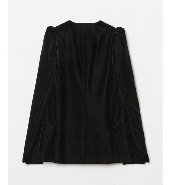 LOULOU WILLOUGHBY「【LOULOU WILLOUGHBY】ベルベットパフジャケット」|ノーカラージャケット|