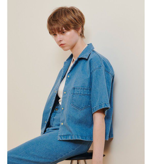 allureville「デニムボクシーシャツ」|シャツ・ブラウス|