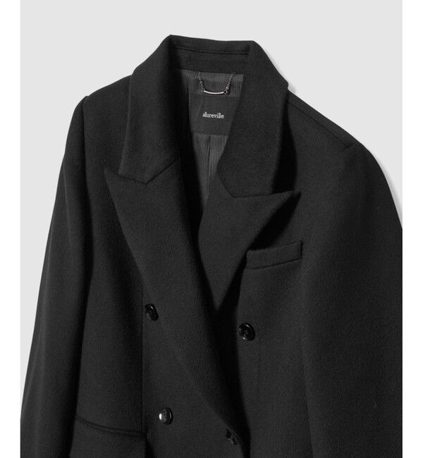 allureville「カシミヤ混ロングチェスターコート」|チェスターコート|