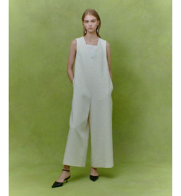 LOULOU WILLOUGHBY「【LOULOU WILLOUGHBY】ファンシーツイードオールインワン」|オールインワン|