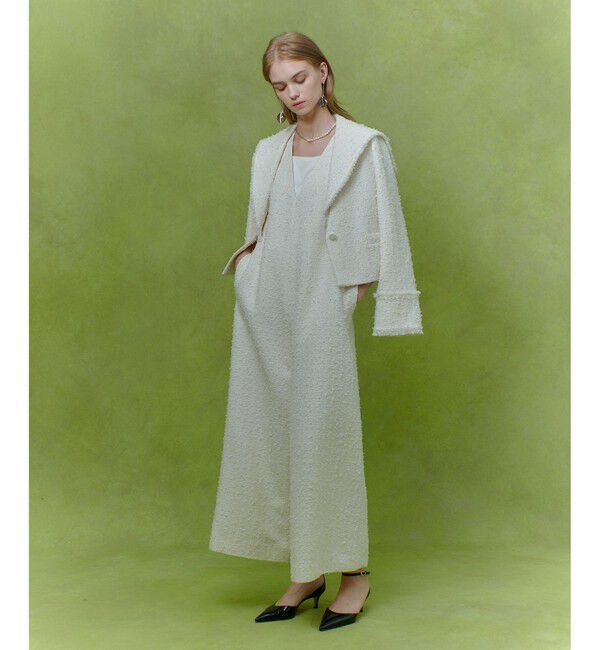 LOULOU WILLOUGHBY「【LOULOU WILLOUGHBY】ファンシーツイードオールインワン」|オールインワン|