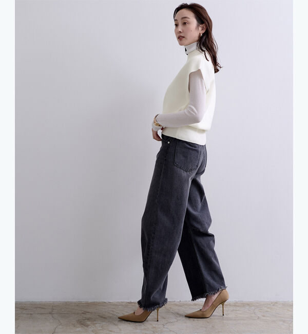 ur's「フレンチスリーブコクーンニットベスト」|ニット・セーター|