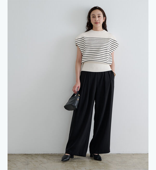 ur's「フレンチスリーブコクーンニットベスト」|ニット・セーター|