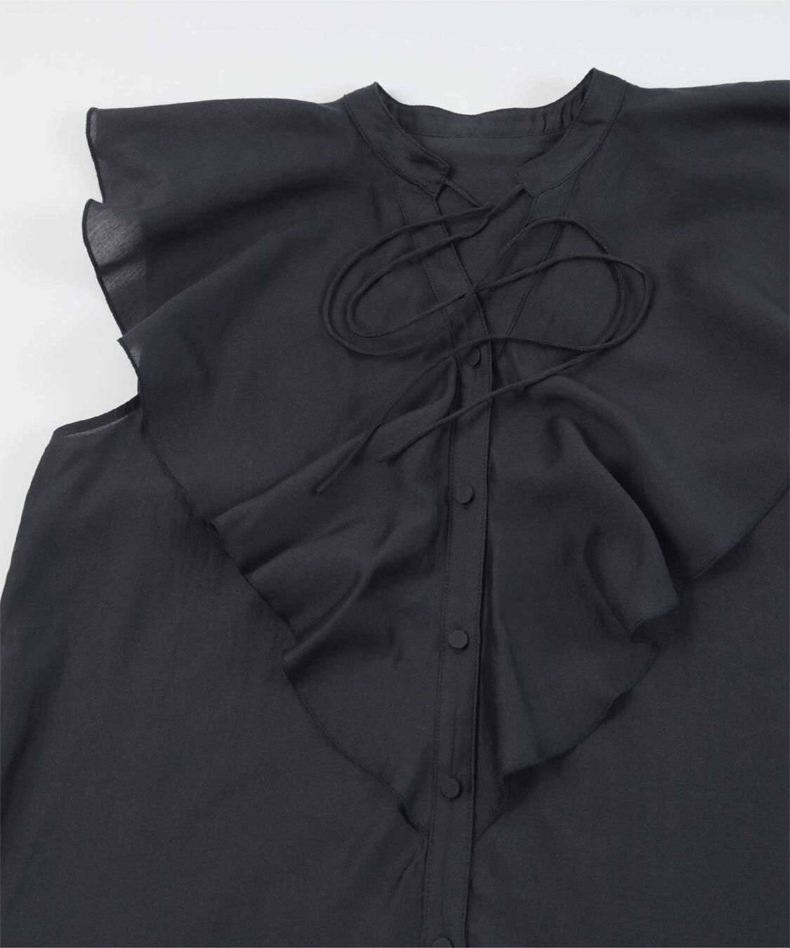 ur's「ラッフルデザインフレンチスリーブブラウス」|シャツ・ブラウス|