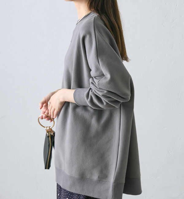  「裏起毛チュニックプルオーバー」|スウェット・ジャージ|